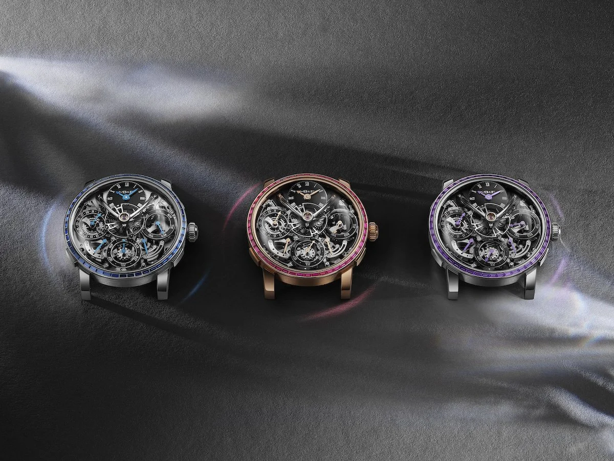 Introducing: MB&F LM Perpetual Chromatic Editions with Baguette Gemstone Bezels