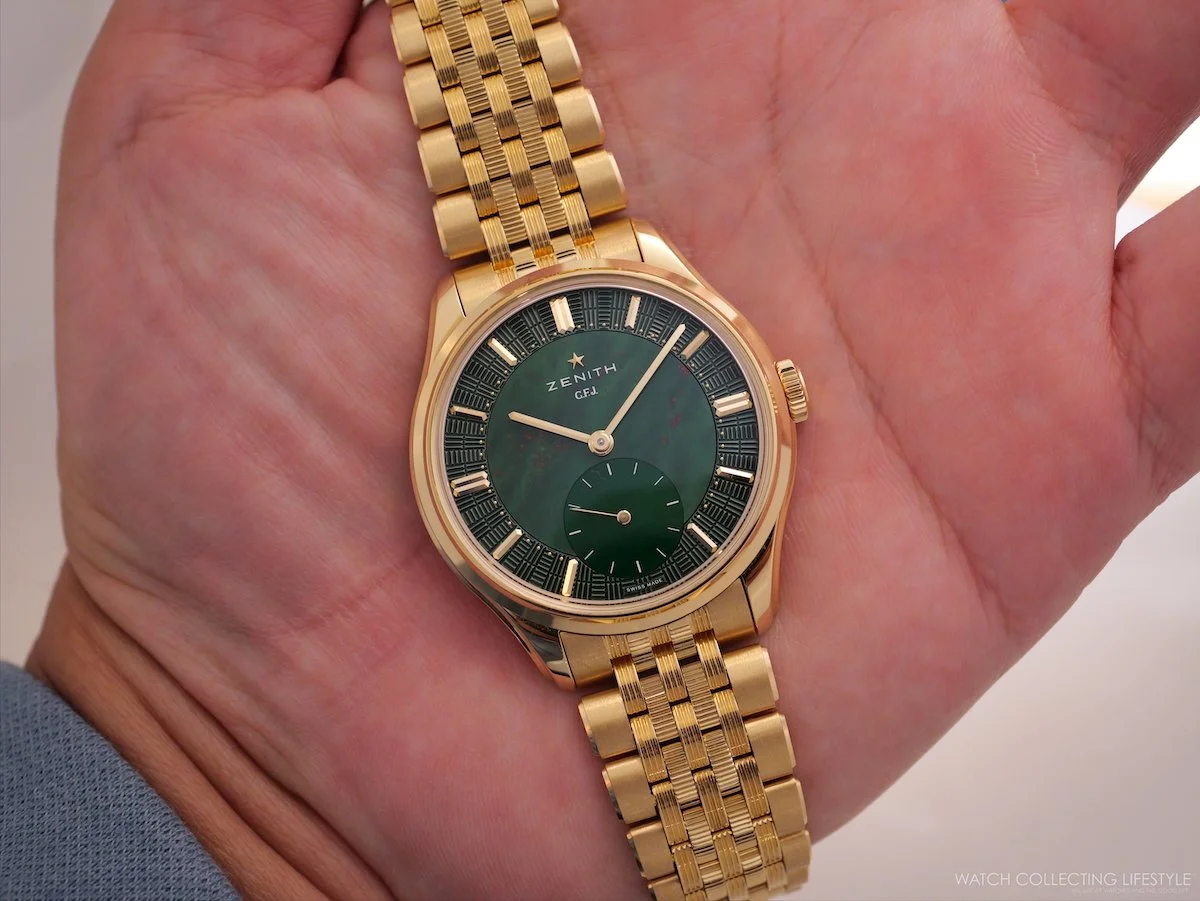 Introducing: Zenith G.F.J. Calibre 135 Yellow Gold and Bloodstone Dial (Live Photos)